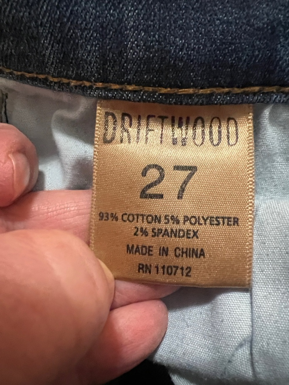 DRIFTWOOD - Women’s Blue ankle cropped Denim Jeans - Picture 3 of 8